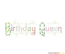 Birthday Queen Clipart free