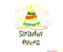Clip Art Birthday Queen