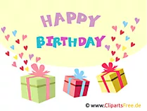 Happy Birthday Clip Art Geschenke