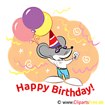 eCard Happy Birthday personalisieren und verschicken online