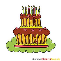 Concevez vos propres cartes d'invitation pour votre anniversaire - gâteau d'anniversaire
