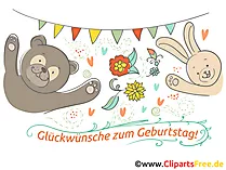 Glueckwuensche fuer Geburtstagskind zum Geburtstag