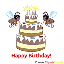 Happy Birthday eCard gratis zum Verschicken