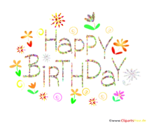 Grafik Happy Birthday kostenlos