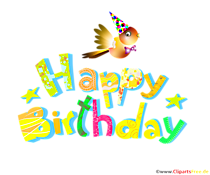 Happy Birthday-Idee Clipart zum Drucken