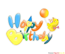 Happy Birthday Illustration in Hochauflösung