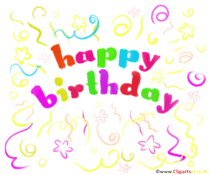Happy Birthday Schriftzug zum Aufhängen