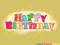 Happy Birthday Text Clipart