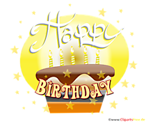 Happy Birthday Wishes Clipart