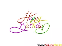 Happy Birthday Zeichnung