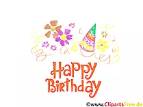 Happy Birthday zum Geburtstag Bild