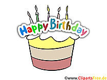 Happy Birthday zum Geburtstag Clipart