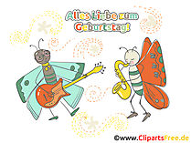 Illustration Alles Liebe zum Geburtstag