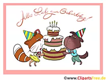 Glueckwunschkarte Kinder Geburtstag kostenlos