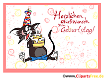 Glueckwunschkarte zum Kindergeburtstag onlie versenden