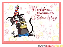 Glueckwunschkarte zum Kindergeburtstag onlie versenden