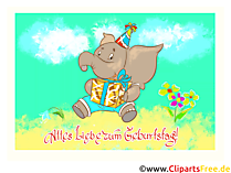 Gratis E Card zum Kindergeburtstag online verschicken
