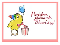 Kindergeburtstag Glueckwunschkarte fuer Kinder