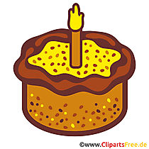 Darmowy tort urodzinowy Clipart za darmo