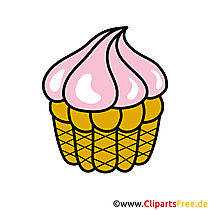Kuchen Cartoon Clipart free