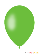 Grüner Luftballon PNG-Clipart mit transparentem Hintergrund