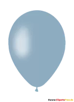 Hellblauer Luftballon PNG-Clipart mit transparentem Hintergrund