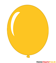 Luftballon Gelb PNG-Clipart transparent