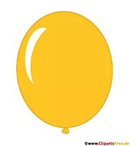 Luftballon Gelb PNG-Clipart transparent