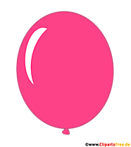 Luftballon Lila Comic Illustration transparent