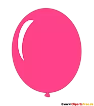 Luftballon Lila Comic Illustration transparent