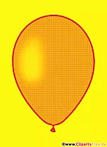 Pop Art Luftballon Illustration kostenlos