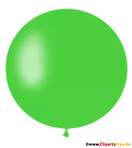 Runder Luftballon in Hellgrün PNG Clipart, Illustration, Bild