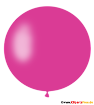Runder Luftballon in Lila PNG Clipart, Illustration, Bild