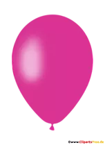 Violetter Luftballon PNG-Clipart mit transparentem Hintergrund