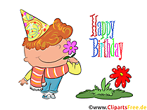 Originelle Geburtstagswünsche als CLipart lustig, witzig, kostenlos