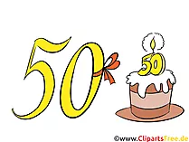Bild 50 (Fünfzig) - kostenlose Zahlen & Geburtstag Grafiken, Cliparts