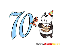 Bild 70 (Siebzig) - kostenlose Zahlen & Geburtstag Grafiken, Cliparts
