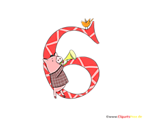 Geburtstagszahl 6 online downloaden