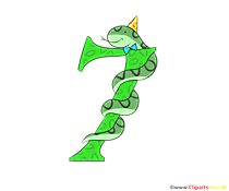 Geburtstagszahl 7 Template zum Ausdrucken