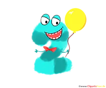 Monster Clipart 2 (Zwei) zum Drucken