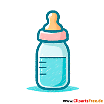 Babyflasche Clipart - Bilder zum Herunterladen