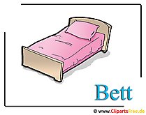 Bett Clipart free