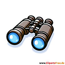 Clipart Fernglas - kostenlose Bilder