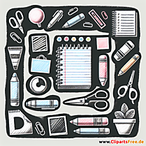 Clipart mit diversen Objekten