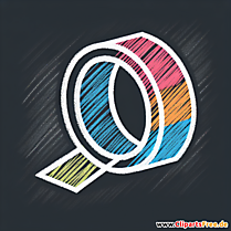 Klebestreifen Clipart