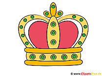 Krone Clipart, Bild, Cartoon, Illustration, Image