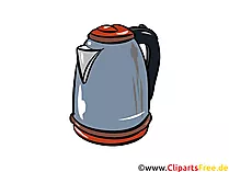 Elektrowasserkocher Illustration, Clipart, Bild