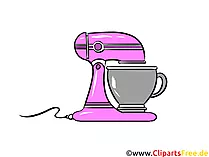 Küchenmaschine Illustration, Clipart, Bild