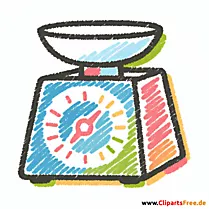Küchenwaage Clipart