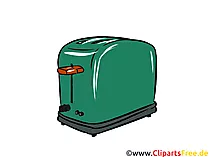 Toaster Illustration, Clipart, Bild